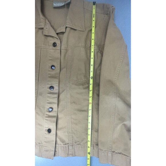 Blassport Brown Women’s Jacket Denim Button Down Jacket Size XL - Picture 6 of 13